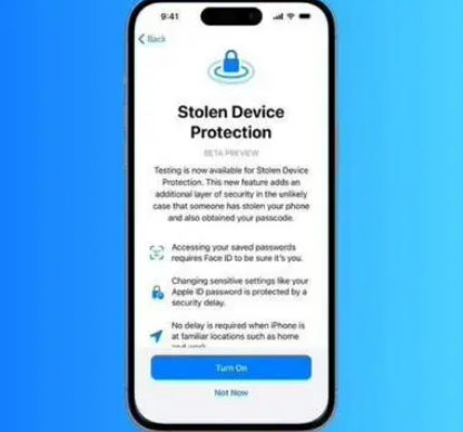 泰山苹果授权维修店分享被盗设备保护功能开启方法 