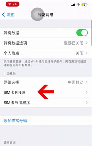 泰山苹果14维修网分享如何给iPhone14的SIM卡设置密码 