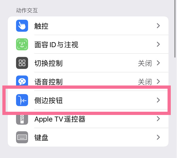 泰山苹果14维修店分享iPhone14 Plus侧键双击下载功能关闭方法 