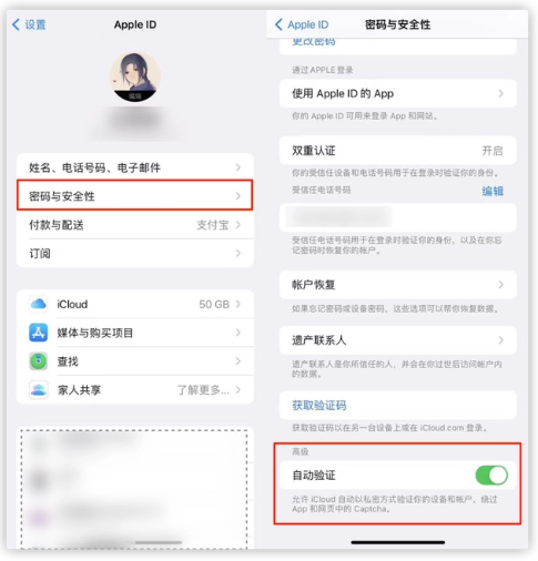 泰山苹果手机维修分享iOS 16 自动验证功能开启方法 