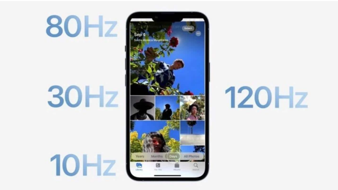 泰山苹果14维修分享iPhone 14有高刷吗 